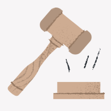 Auction hammer icon