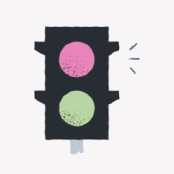 Traffic light icon