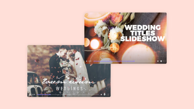 Top 10 Wedding Slideshow Templates for After Effects