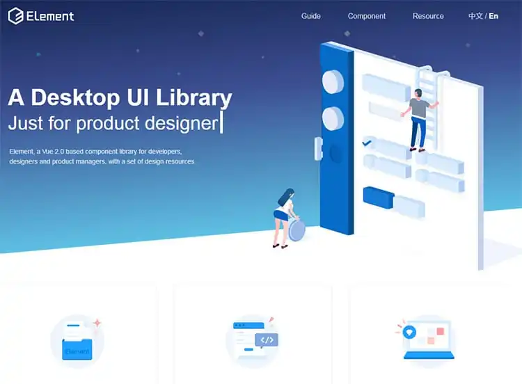 Element homepage