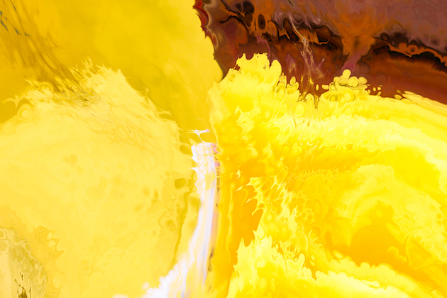 marble design of yellow smoke