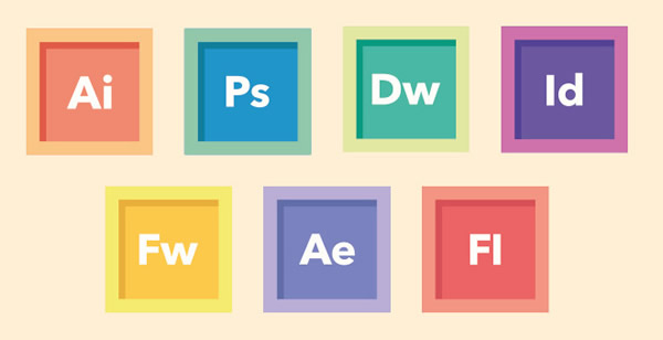 Adobe's Creative Suite Logos
