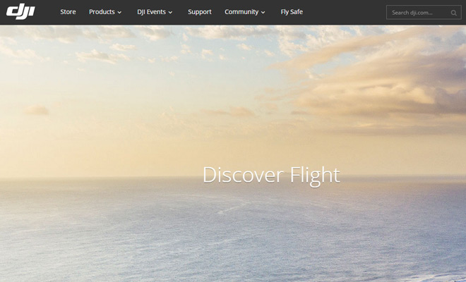 DJI website