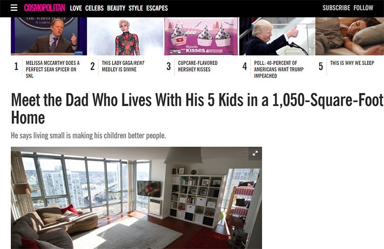 Cosmopolitan's website