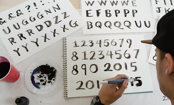 drawing typefaces