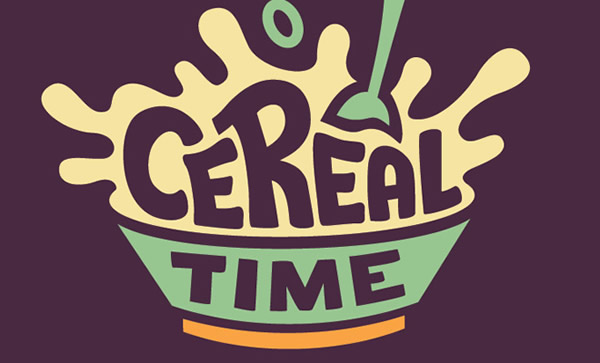 Cereal time illustration