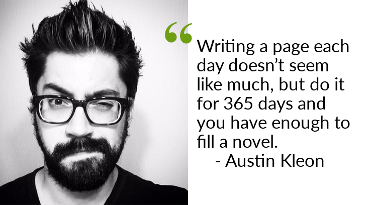 writer and illustrator Austin Kleon