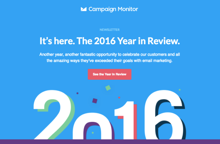 Campaign Monitor Newsletter