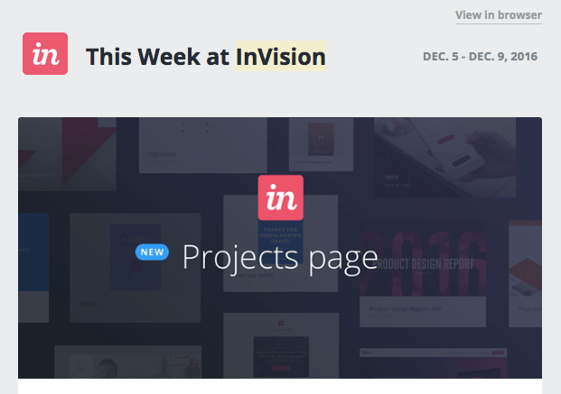 Invision Newsletter