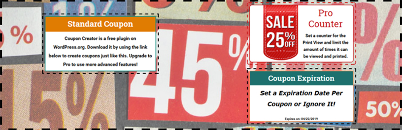 Coupon Creator for WordPress