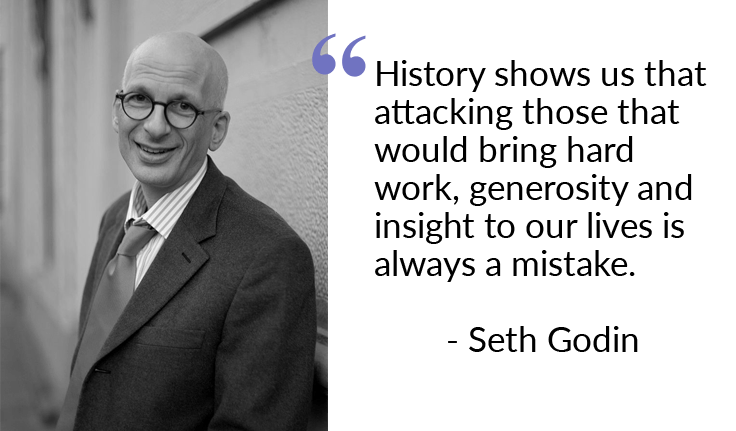 Blogger and bestselling author Seth Godin