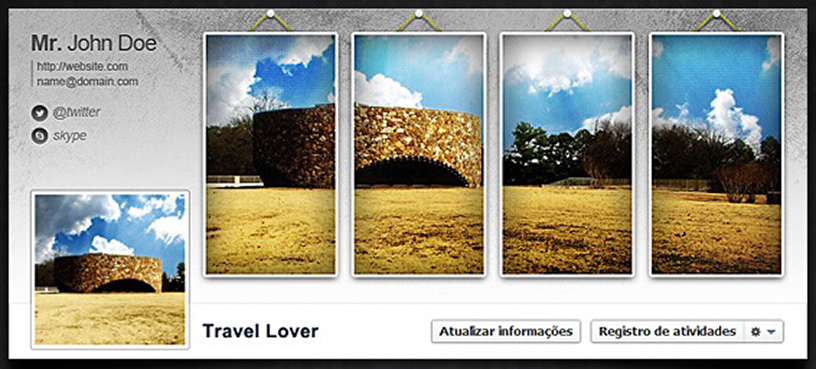 Grunge Gallery FB Timeline Cover