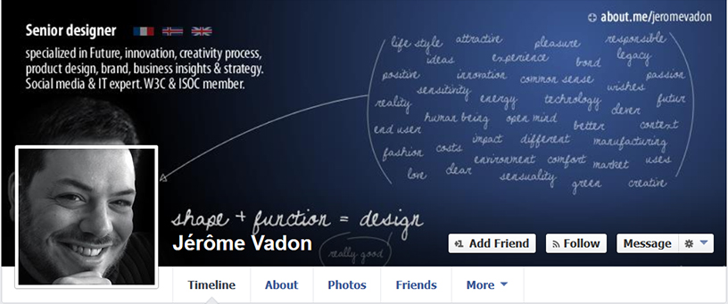 Jérôme Vadon Creative Facebook Cover Photos