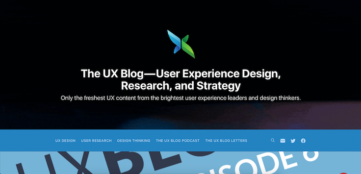 The UX Blog website