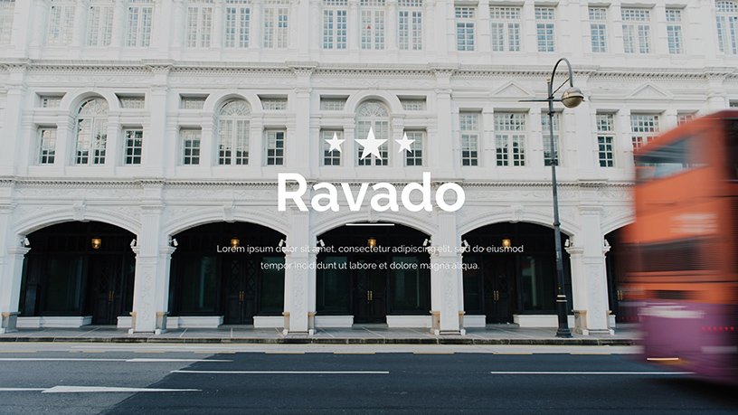 Ravado Creative Keynote Template by 69slides