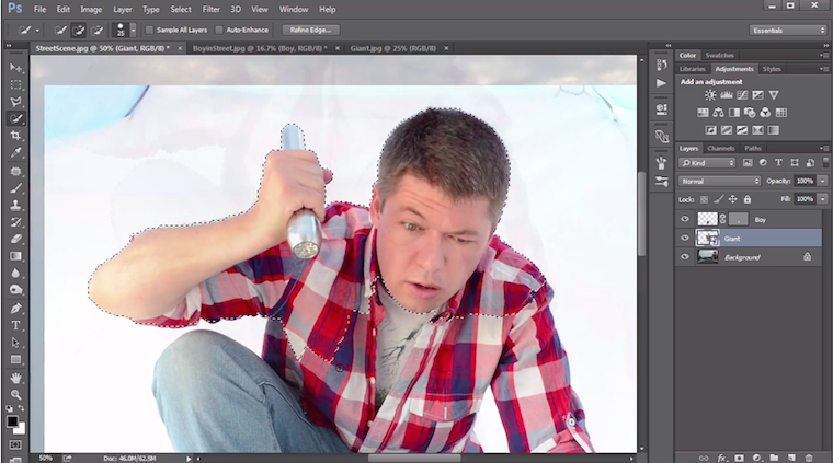 Using Light and Shadow in Photo Manipulation