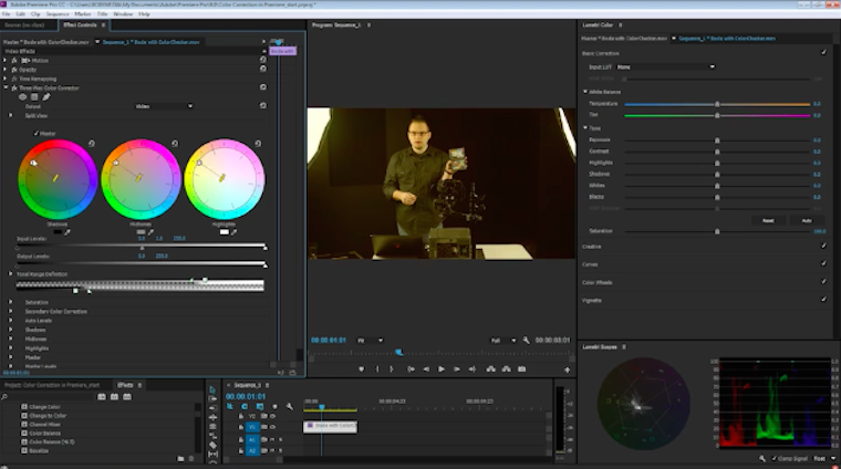 How to Color Correct Video with Adobe Premiere