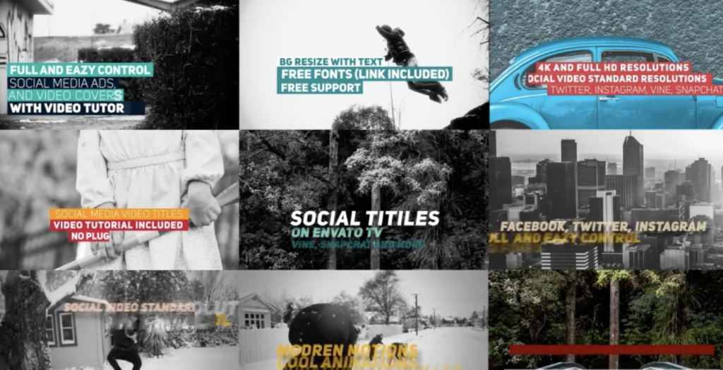 Social Media Video Graphics by MAJMES