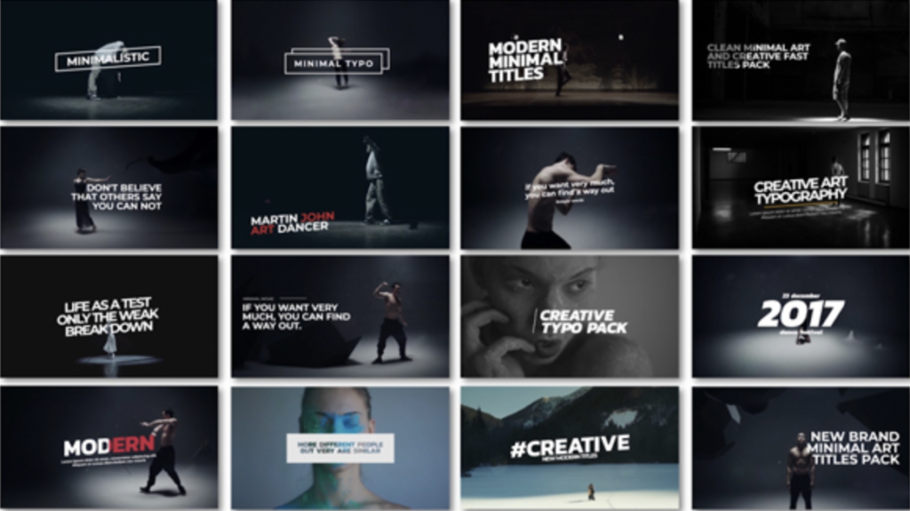 Minimal Art Titles by minimalmovie