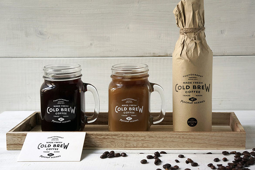 Cold Brew Coffee Mockup by amris