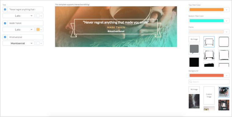 Designing a Twitter cover image