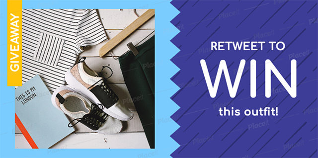 Giveaway Post Template for Twitter