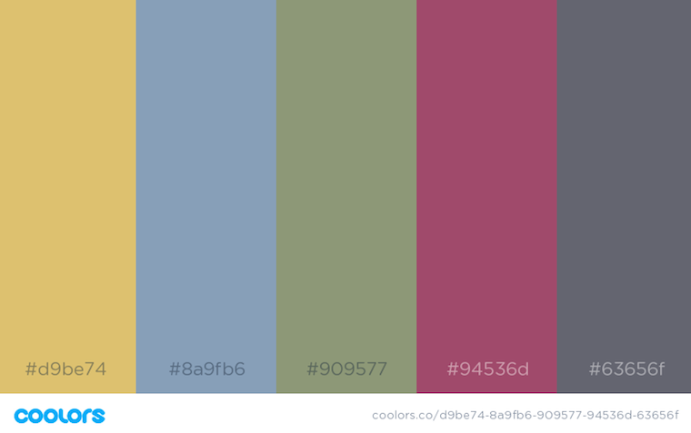 Color code for Foil Foliage Christmas Party Invitation file on Envato Elements
