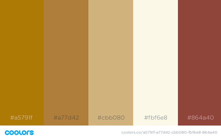 Color code for Vintage Christmas Typography Set file on Envato Elements