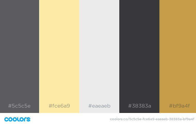 Color code for Christmas Menu Restaurant Template file on Envato Elements