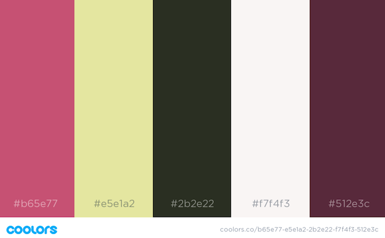 Color code for Christmas Menu Restaurant Template file on Envato Elements