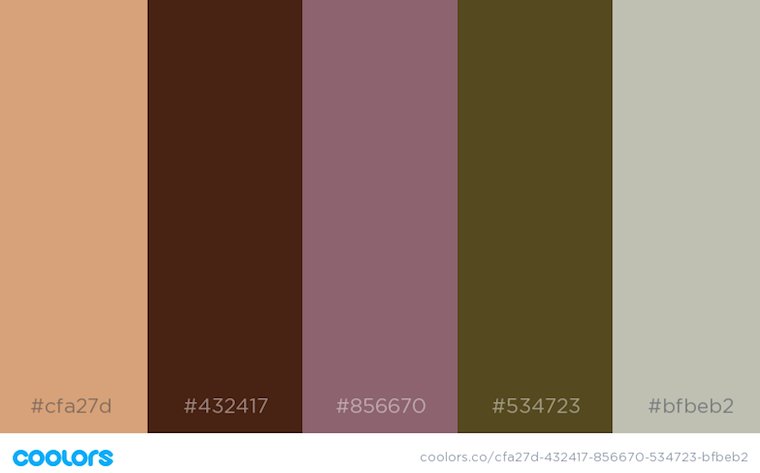Color code for Christmas Cliparts file on Envato Elements