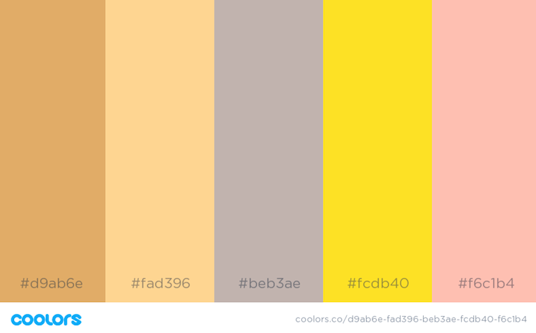 Color code for Christmas Deer Mascot Pack file on Envato Elements
