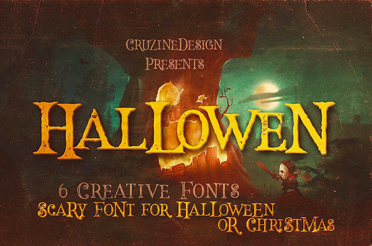 halloween decorative serif typeface