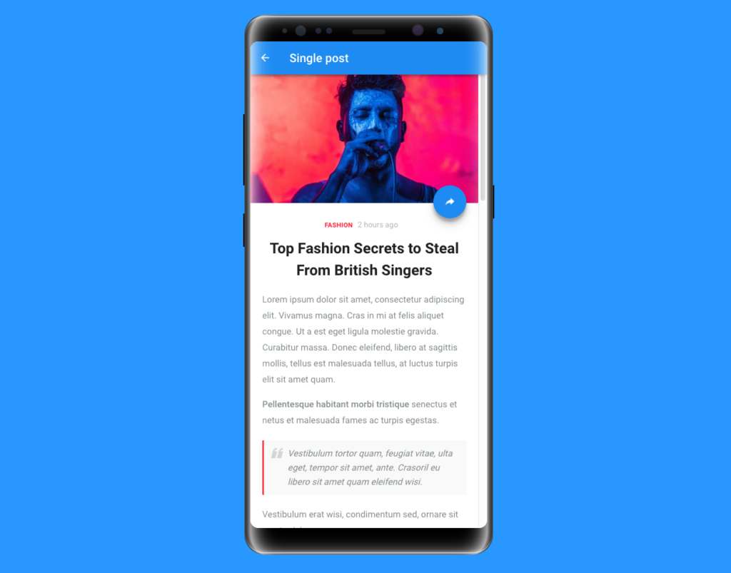 Novo - News & Magazine Mobile Template by Xioyuna