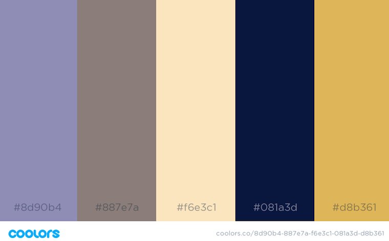 Color code for Christmas Moonlit Night file on Envato Elements