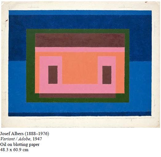 Adobe by Josef Albers, 1947 