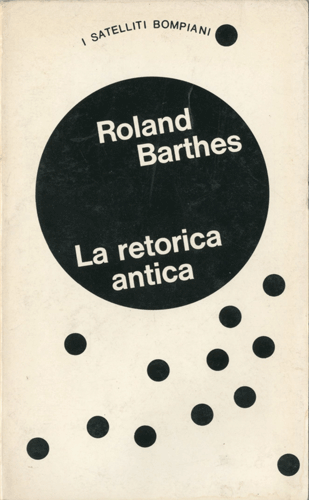 Roland Barthes book cover by Bruno Munari 