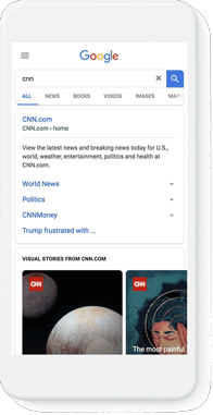 Google news stories