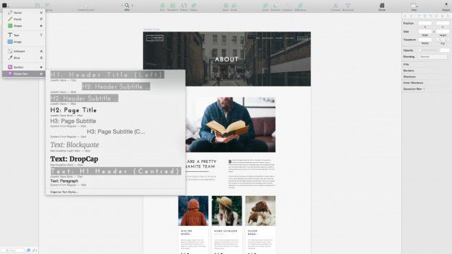 Styling text in your Sketch design