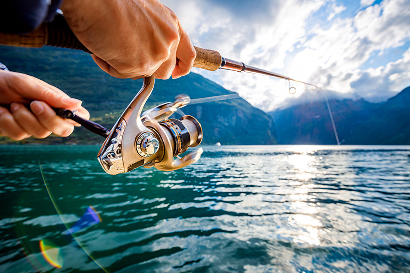 Fishing with a Fishing Rod in Norway by cookelma