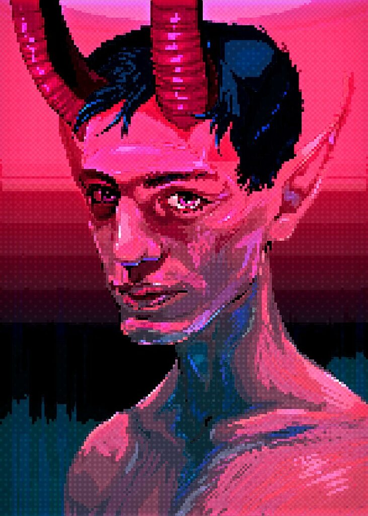 Pixel Artist - 8 Bit Retro - Photoshop Action by Elite Author