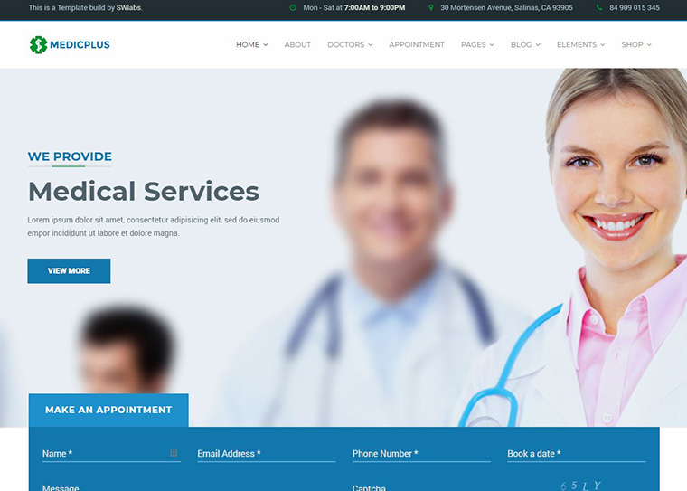 Medical & Health WordPress Theme by TheRubikThemes