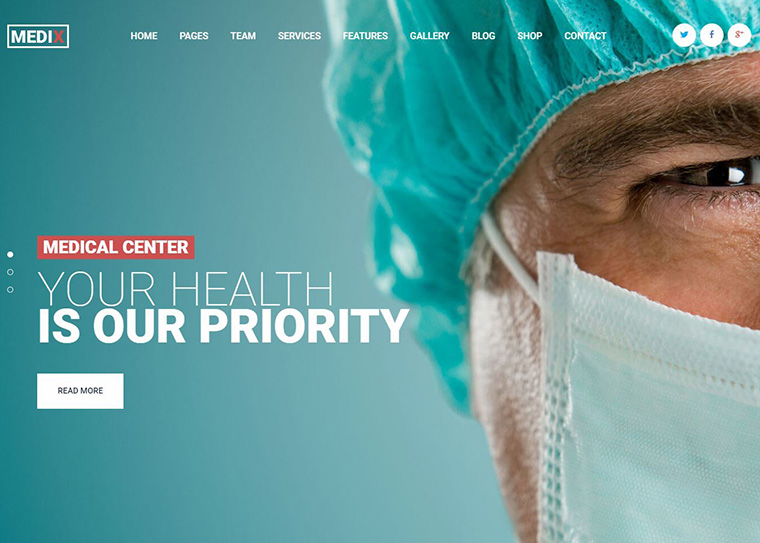 Medix - Medical Clinic WordPress Theme by RedExp