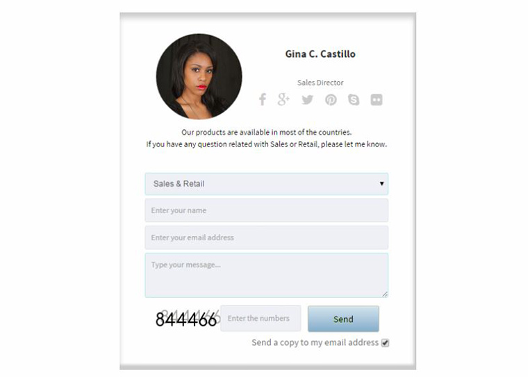 W8 Contact Form - WordPress Contact Form Plugin by pantherius