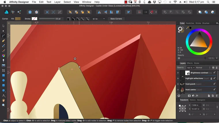 Affinity Designer interface