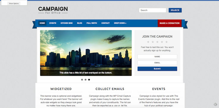 Campaign – Political WordPress Theme