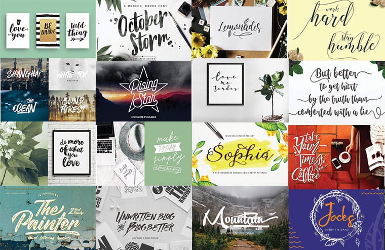 Unique Custom Fonts