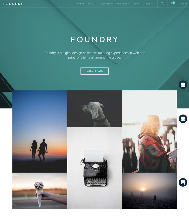 Foundry Multipurpose HTML Page Template Preview