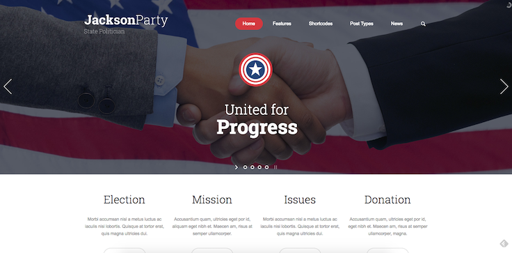 Politics – Election Campaign Political WP Theme
