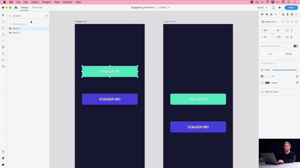 Animation in Adobe XD
